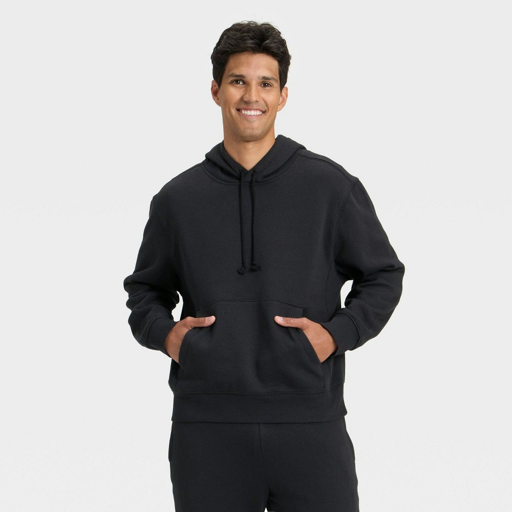 All In Motion Men's Active Comfort Cotton Fleece Hoodie: $25 All In Motion Men's Active Comfort Cotton Fleece Hoodie: $25
