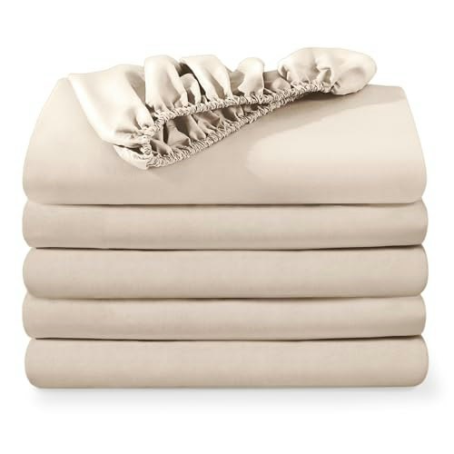 Bare Home Twin Fitted Bottom Sheet 5-Pack: $38.24 Bare Home Twin Fitted Bottom Sheet 5-Pack: $38.24