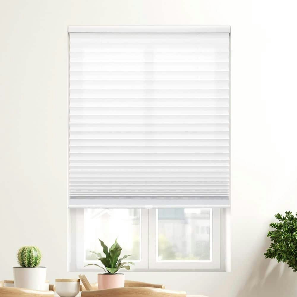 EZ Stick 38" x 60" Cordless Light Filtering Pleated Shades: $53.16 EZ Stick 38" x 60" Cordless Light Filtering Pleated Shades: $53.16