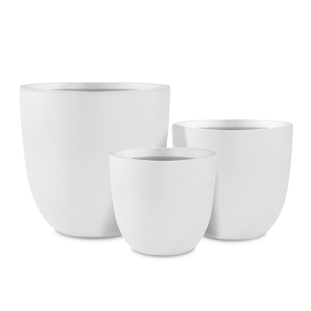 Rosemead Home & Garden 3-Piece Concrete Outdoor Planter Set: $176.99 Rosemead Home & Garden 3-Piece Concrete Outdoor Planter Set: $176.99