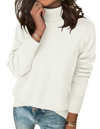 Zeagoo Women's Turtleneck Knit Pullover Sweater: $28.70 Zeagoo Women's Turtleneck Knit Pullover Sweater: $28.70