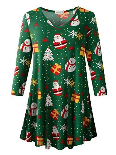 Larace Women's Plus Size Christmas Tunic Top: $22.09 Larace Women's Plus Size Christmas Tunic Top: $22.09