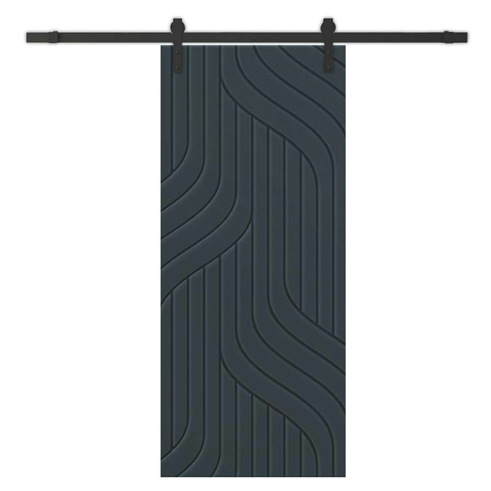 36" x 80" Composite MDF Sliding Barn Door with Hardware Kit: $678.40 36" x 80" Composite MDF Sliding Barn Door with Hardware Kit: $678.40