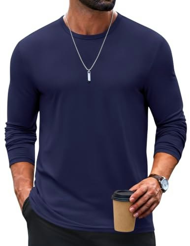 Coofandy Men's Crew Neck Long Sleeve T-Shirt: $9.98 Coofandy Men's Crew Neck Long Sleeve T-Shirt: $9.98
