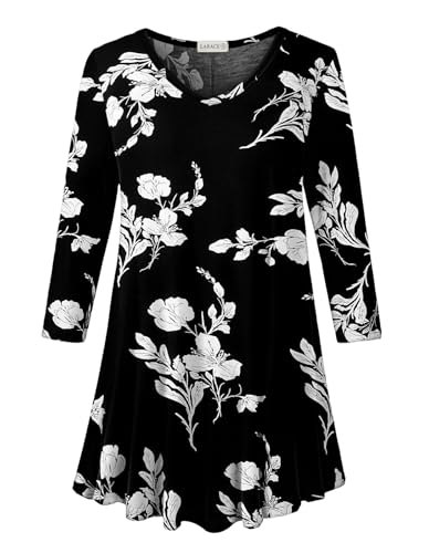 Larace Women's Plus Size 3/4 Sleeve Halloween Tunic: $22.09 Larace Women's Plus Size 3/4 Sleeve Halloween Tunic: $22.09