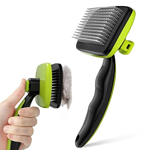 Pecute Self-Cleaning Slicker Brush for Dogs and Cats: $8.49 Pecute Self-Cleaning Slicker Brush for Dogs and Cats: $8.49