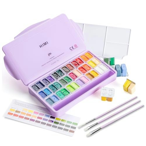 Himi 36-Color Jelly Gouache Paint Set: $22.09