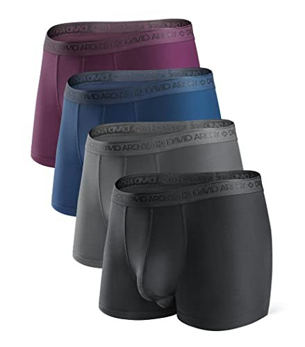 David Archy Men's Modal Boxer Briefs Multi-Pack: $27.26