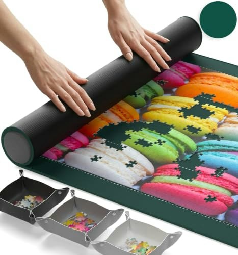 Newverest Jigsaw Puzzle Mat Roll-Up 39.4" x 23.6": $38.96