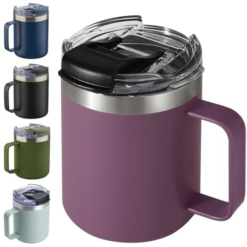 Aloufea 12-ounce Insulated Travel Coffee Mug: $15.29 Aloufea 12-ounce Insulated Travel Coffee Mug: $15.29