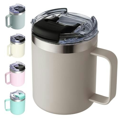 Aloufea 12oz Insulated Travel Coffee Mug: $13.92 Aloufea 12oz Insulated Travel Coffee Mug: $13.92