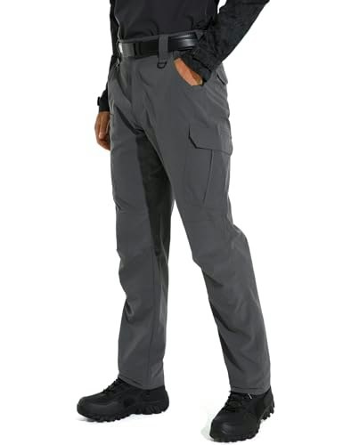 Kfubuo Men's Lightweight Ripstop Tactical Cargo Pants: $27.19