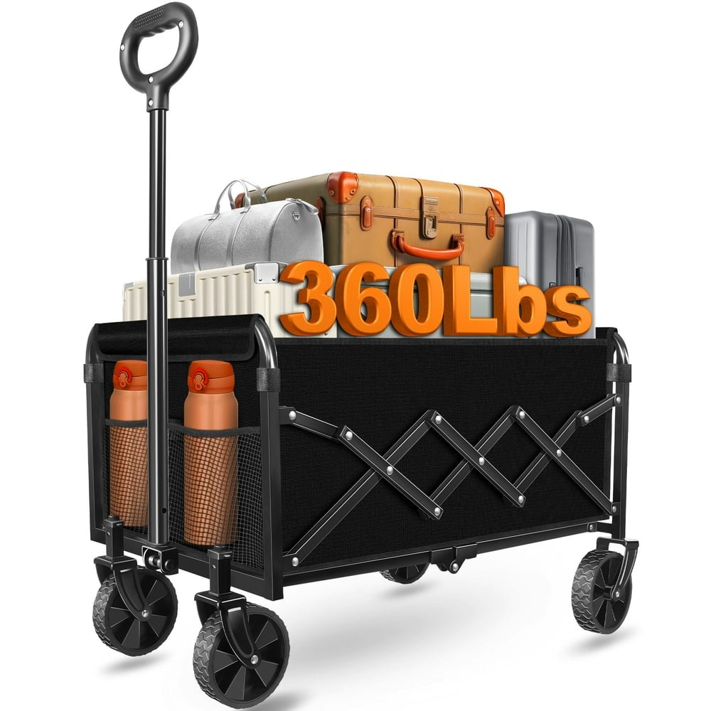 Kovryx 360-lb Capacity Heavy Duty Collapsible Utility Wagon: $38.66 Kovryx 360-lb Capacity Heavy Duty Collapsible Utility Wagon: $38.66
