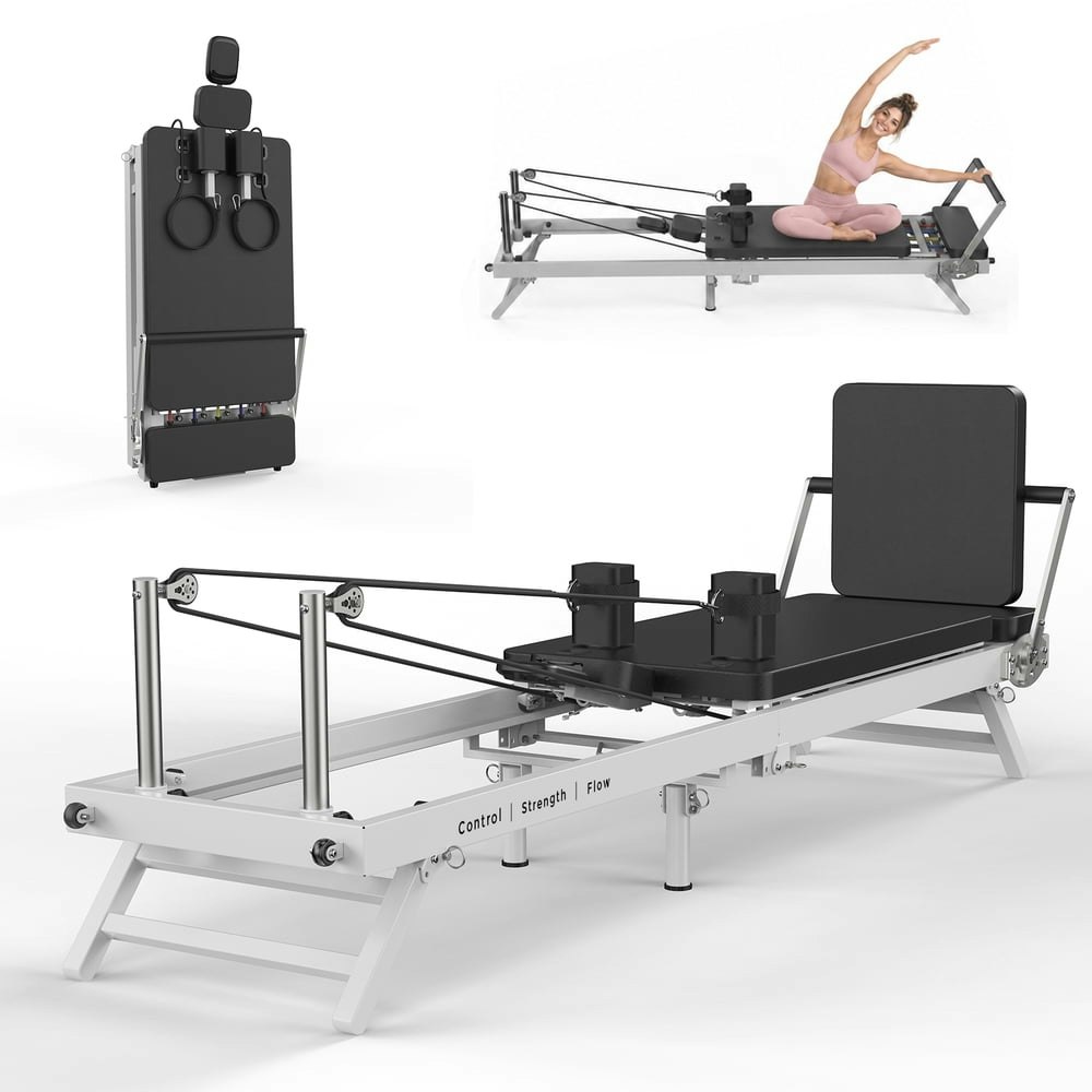 93.1-Inch Foldable Pilates Reformer Machine: $249.99 93.1-Inch Foldable Pilates Reformer Machine: $249.99