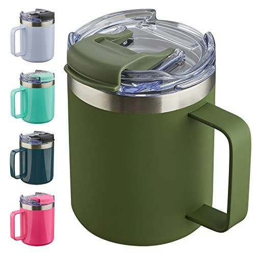 Aloufea 12oz Insulated Travel Coffee Mug: $12.79 Aloufea 12oz Insulated Travel Coffee Mug: $12.79