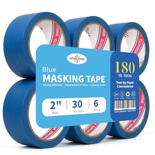 Winsufire Blue Masking Tape 2-Inch 6-Pack: $17.59 Winsufire Blue Masking Tape 2-Inch 6-Pack: $17.59