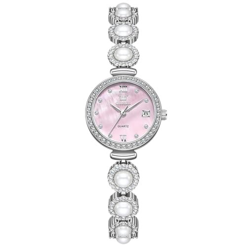 Olevs Women's Mother of Pearl Dial Quartz Watch: $42.30