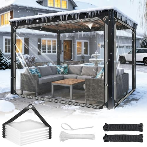 10x16-Foot Heavy Duty Waterproof Clear Tarp: $121.32 10x16-Foot Heavy Duty Waterproof Clear Tarp: $121.32