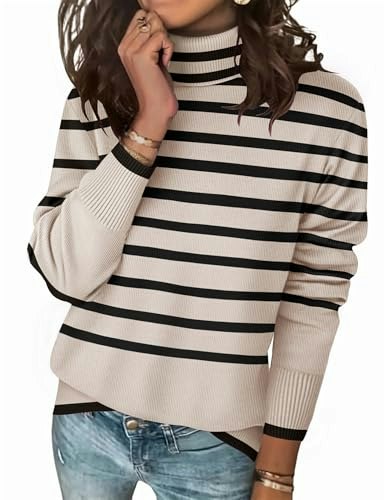 Zeagoo Women's Turtleneck Knit Pullover Sweater: $24.93 Zeagoo Women's Turtleneck Knit Pullover Sweater: $24.93