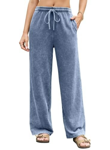 Shewin Women's Wide Leg Baggy Sweatpants: $26.97 Shewin Women's Wide Leg Baggy Sweatpants: $26.97
