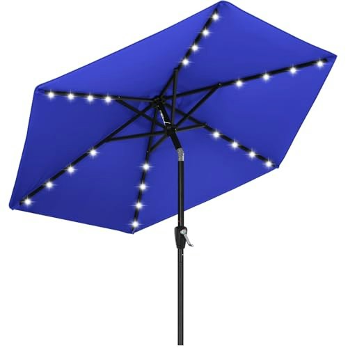 Abccanopy 7.5-foot Solar LED Patio Umbrella: $45.95 Abccanopy 7.5-foot Solar LED Patio Umbrella: $45.95