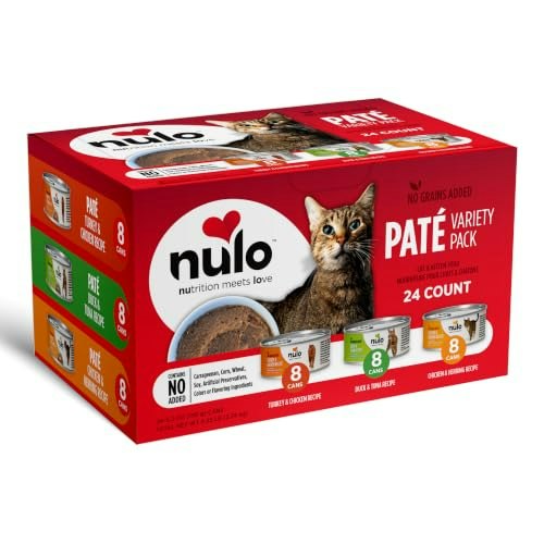 Nulo Pate Wet Canned Cat Food 24-Pack: $42.12