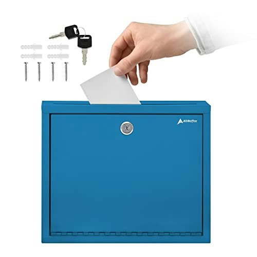 Adir 3x10x12-Inch Wall-Mount Locking Suggestion Box: $33.86 Adir 3x10x12-Inch Wall-Mount Locking Suggestion Box: $33.86