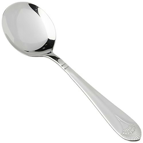Winco 6.5-inch Stainless Steel Bouillon Spoon 12-Pack: $13.22