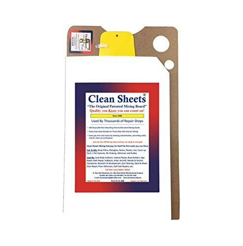 Clean Sheets CS-200 Auto Body Mixing Board Sheets: $34.59 Clean Sheets CS-200 Auto Body Mixing Board Sheets: $34.59