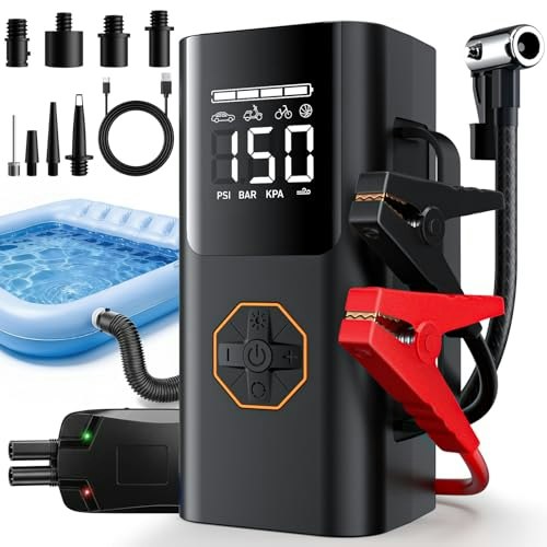 Lehwey 5,500A 150-PSI Jump Starter and Air Compressor: $59.38 Lehwey 5,500A 150-PSI Jump Starter and Air Compressor: $59.38