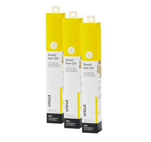 Cricut Smart Iron-On Vinyl 3-Pack: $24.77 Cricut Smart Iron-On Vinyl 3-Pack: $24.77