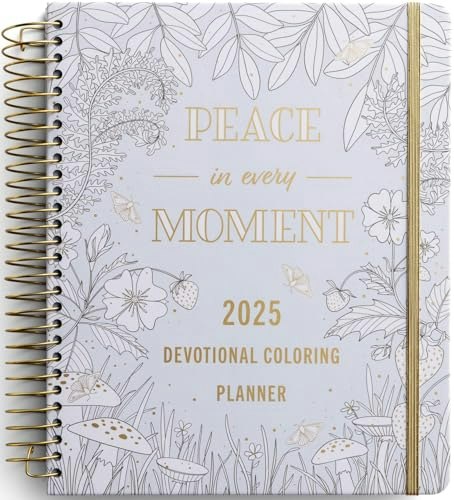 Peace in Every Moment 2024-2025 18-Month Devotional Coloring Planner: $5.20 Peace in Every Moment 2024-2025 18-Month Devotional Coloring Planner: $5.20