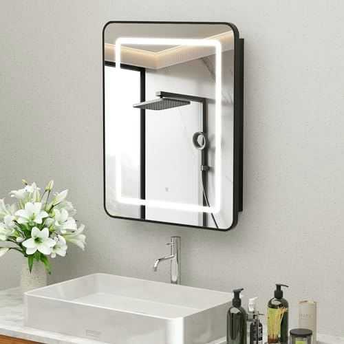 Roomtec 24x30-Inch LED Bathroom Medicine Cabinet: $299.99