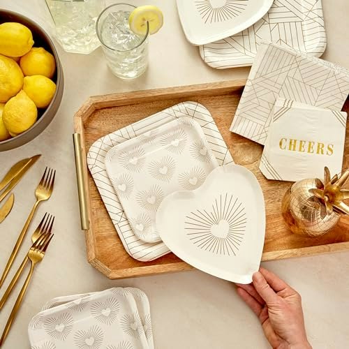 Hallmark Ivory and Gold Party Supplies Set: $7.67 Hallmark Ivory and Gold Party Supplies Set: $7.67