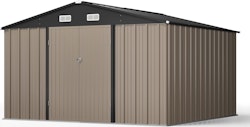 Patiowell 10x10-Foot Outdoor Metal Shed for $308 + free shipping