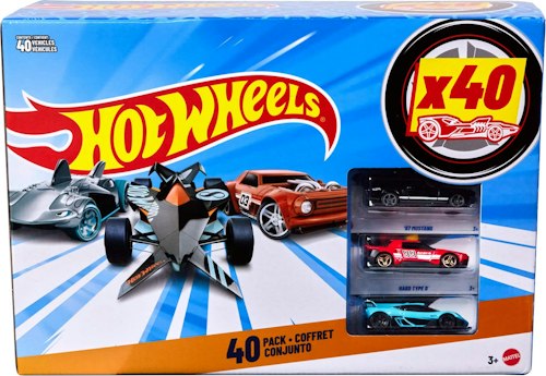Hot Wheels 1:64 Toy Car 40-Pack for $37 + free shipping
