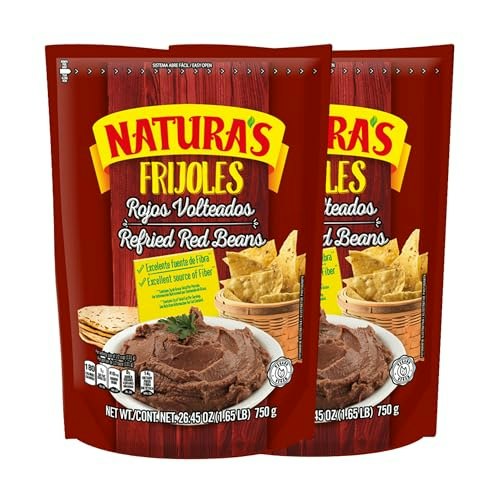 Natura's Refried Red Beans 26.45-oz. Pouch 2-Pack: $11.87 Natura's Refried Red Beans 26.45-oz. Pouch 2-Pack: $11.87