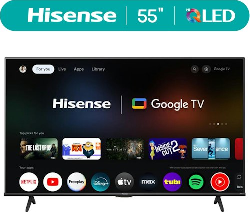 Hisense 55QD6030G 55" QLED 4K UHD Google TV w/ Dolby Vision for $198 + free shipping
