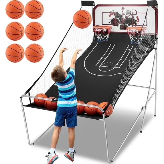 Segmart Dual Shot Foldable Indoor Basketball Arcade Game: $105.99 Segmart Dual Shot Foldable Indoor Basketball Arcade Game: $105.99