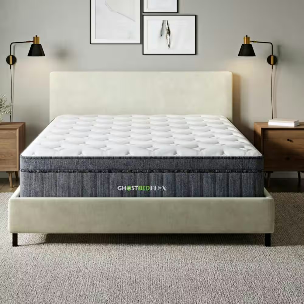 GhostBed Flex 13" Medium Firm Gel Memory Foam Pillow Top Hybrid Mattress: From $310 GhostBed Flex 13" Medium Firm Gel Memory Foam Pillow Top Hybrid Mattress: From $310