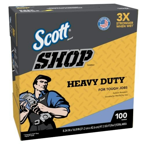 Scott Heavy Duty Shop Towels 1,000-Count Case: $97.43 Scott Heavy Duty Shop Towels 1,000-Count Case: $97.43