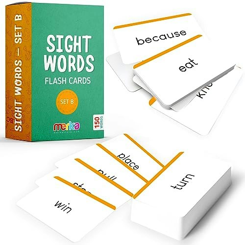 Merka Sight Word Flash Cards 150-Count: $7.99 Merka Sight Word Flash Cards 150-Count: $7.99