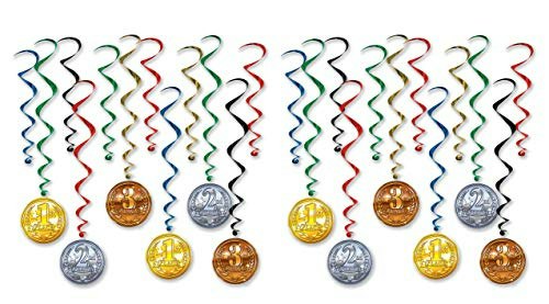 Beistle Award Medal Whirls 24-Piece Hanging Decorations: $20.45 Beistle Award Medal Whirls 24-Piece Hanging Decorations: $20.45