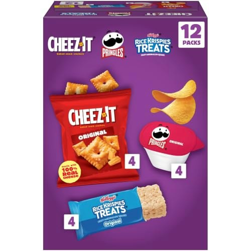 Cheez-It, Pringles, and Rice Krispies Treats Sweet and Salty Snack Variety 12-Pack: $7.29 Cheez-It, Pringles, and Rice Krispies Treats Sweet and Salty Snack Variety 12-Pack: $7.29