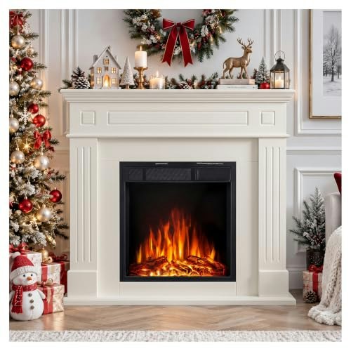 Zafro 43-inch Electric Fireplace with Mantel: $305.98 Zafro 43-inch Electric Fireplace with Mantel: $305.98