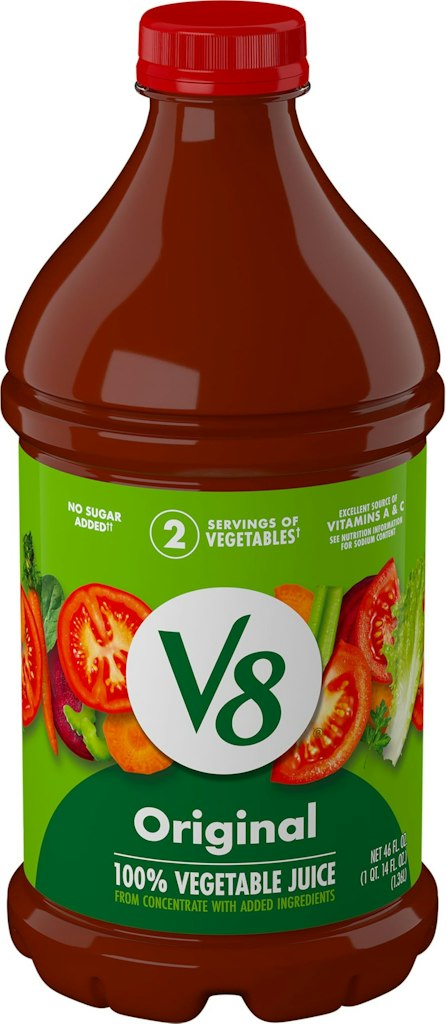 V8 Original 46-oz. Bottle: $2.26 V8 Original 46-oz. Bottle: $2.26
