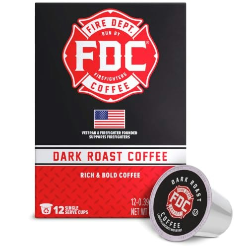 Fire Department Coffee Dark Roast K-Cup Coffee Pods 12-Pack: $9.32 Fire Department Coffee Dark Roast K-Cup Coffee Pods 12-Pack: $9.32