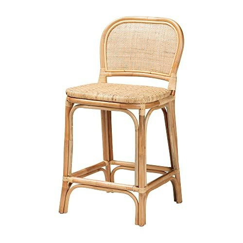 Bali & Pari Adrena Rattan Counter Stool: $201.28 Bali & Pari Adrena Rattan Counter Stool: $201.28