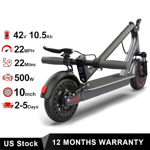 Aovopro 10" 500W Electric Scooter for $127 + free shipping