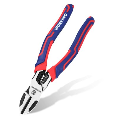 WorkPro 2-in-1 Diagonal Cutting Pliers w/ Wire Stripper, 7.5" Pliers for $10 + free shipping w/ Prime